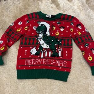 Dinosaur Christmas Sweater